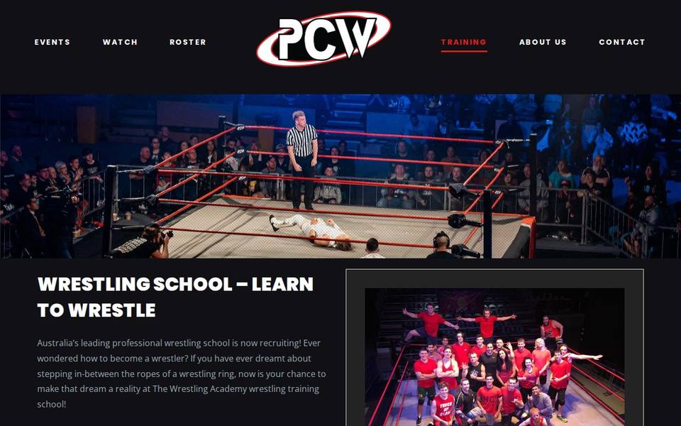 The Wrestling Academy website