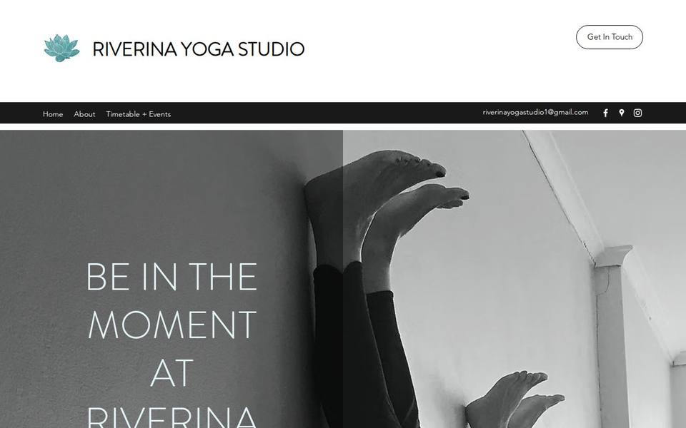 Riverina Yoga Studio website