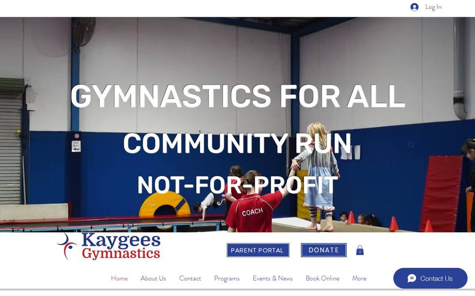 Kaygees Gymnastics Club website