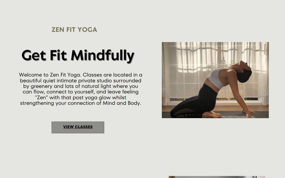 Yoga By Damaris website