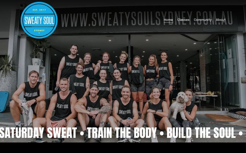 Sweaty Soul website