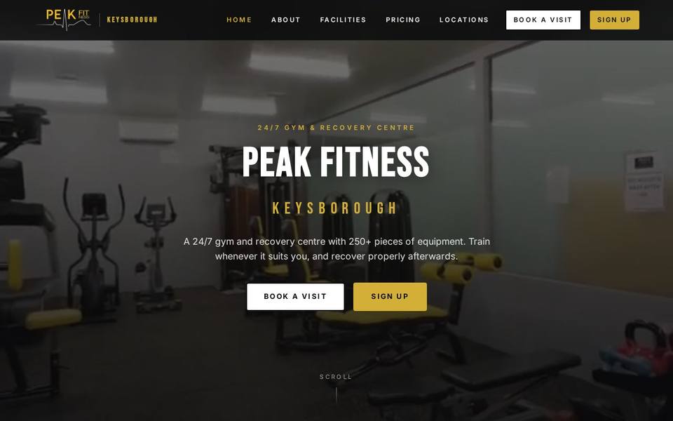 Peak Fitness 247 Gym and Recovery Centre Pakenham Keysborough website