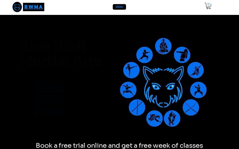 Blue Wolf Martial Arts website