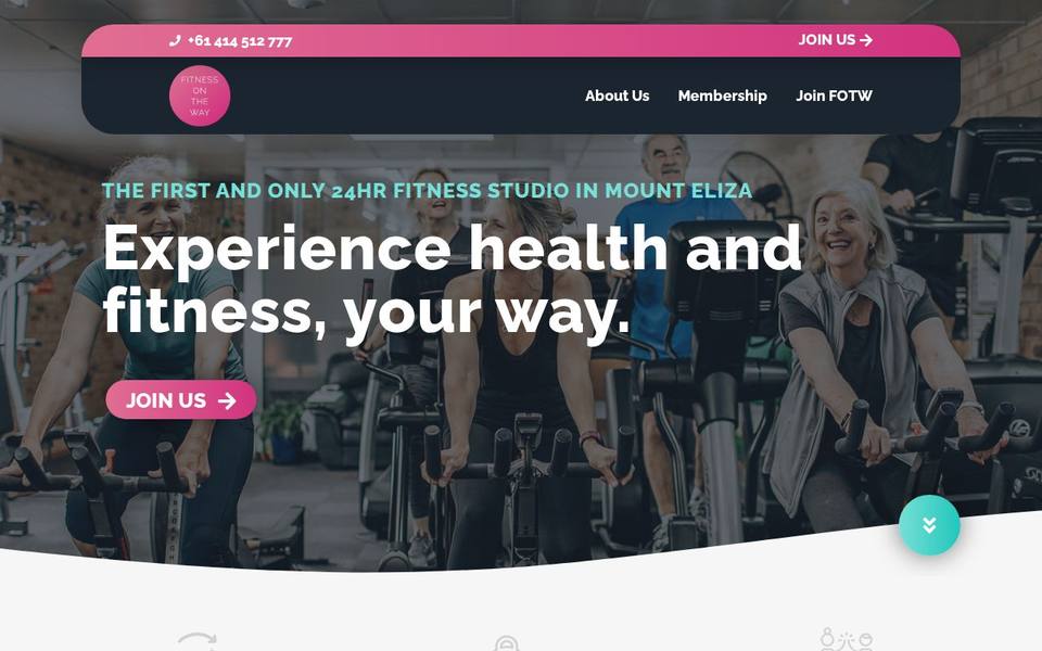 Fitness on The Way website