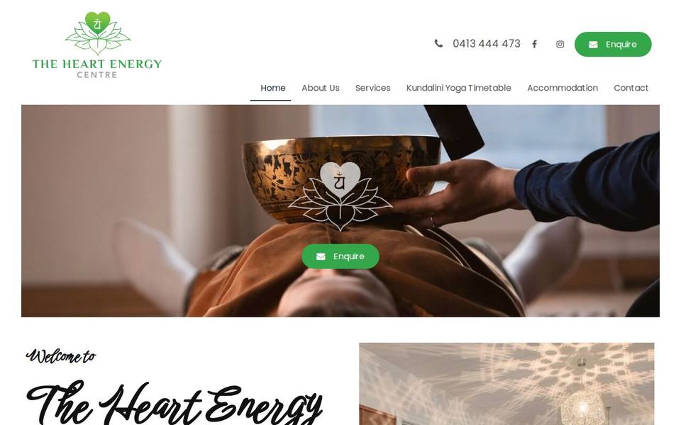 The Heart Energy Centre website