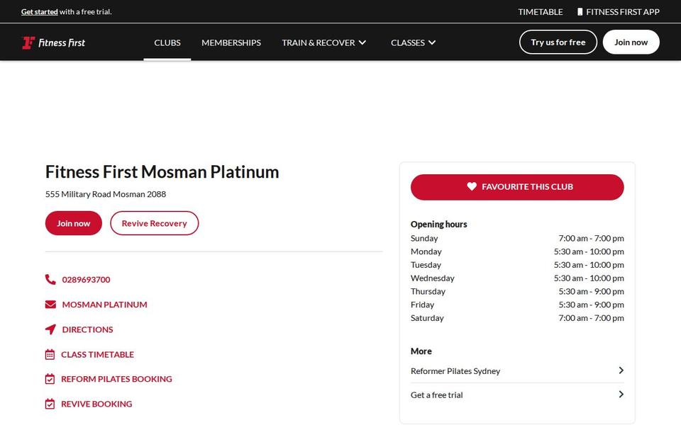 Mosman Platinum website