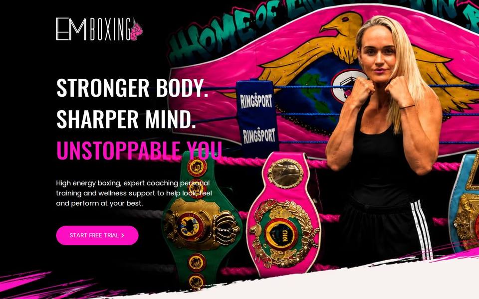 Erin McGowan Boxing website