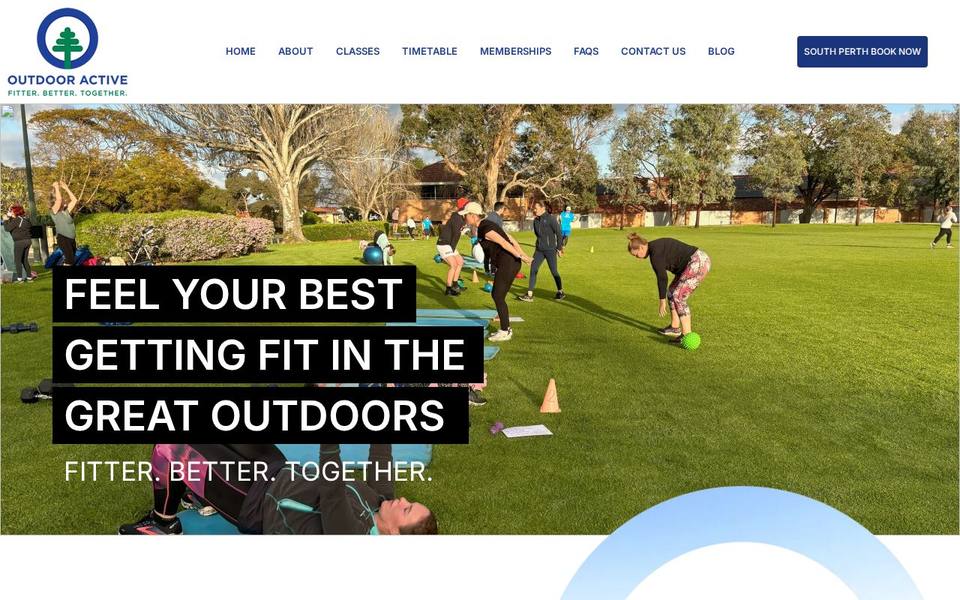 Outdoor Active South Perth website