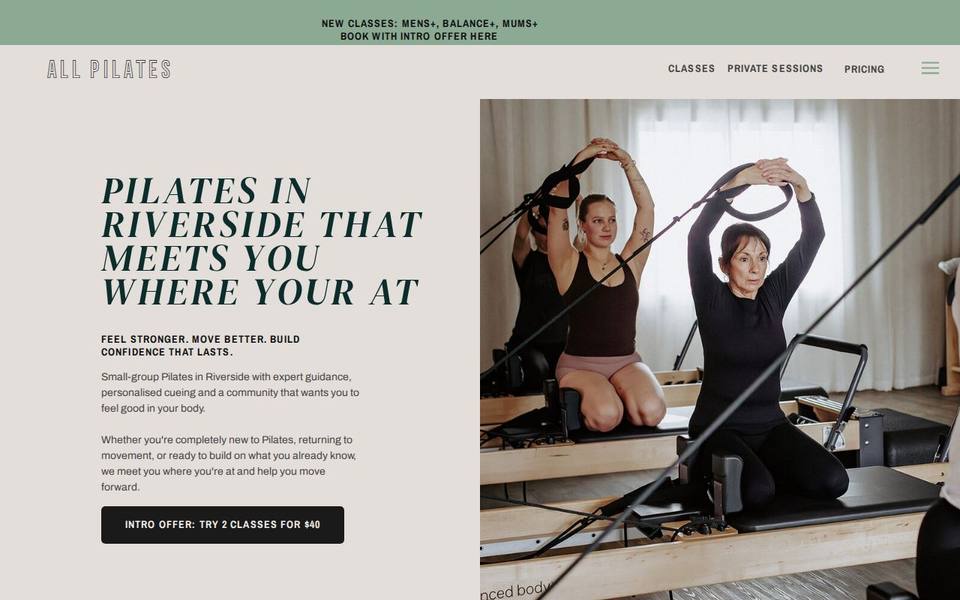 All Pilates website