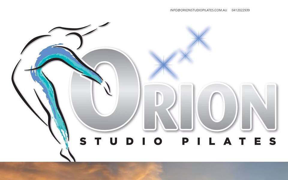 Orion Studio Pilates website