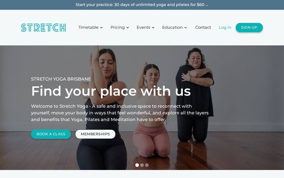 Stretch Yoga website