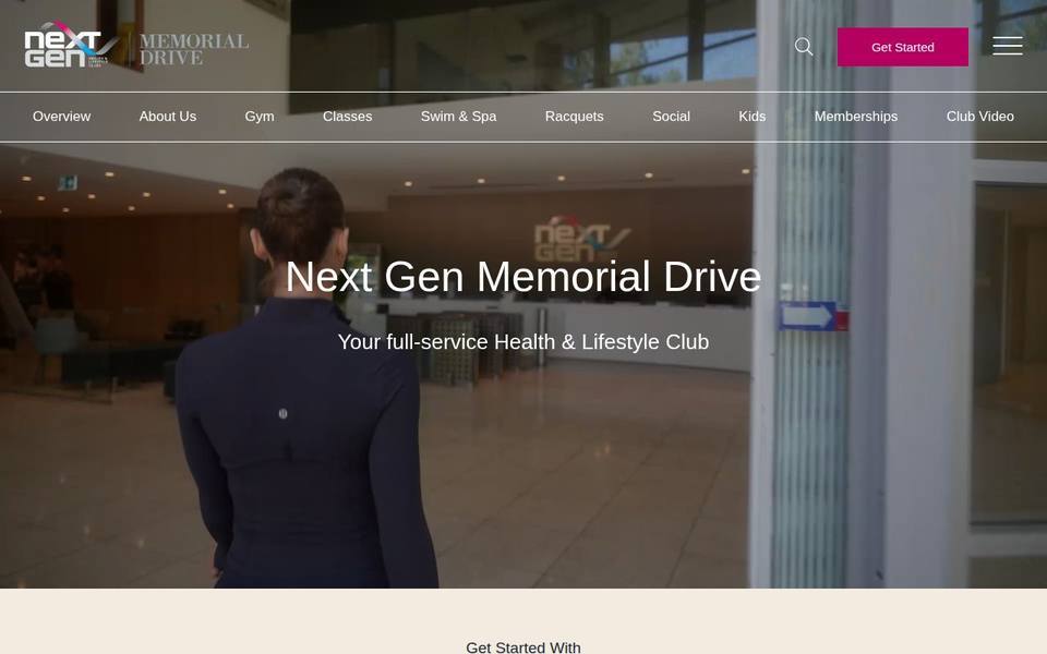 Next Gen Memorial Drive website