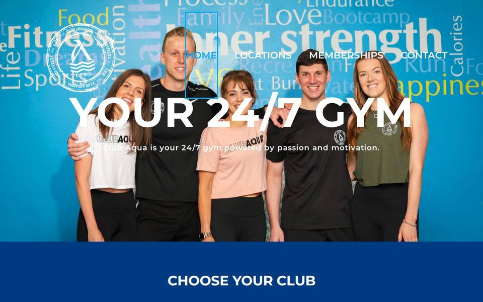 Club Aquarius Wellness Centre website
