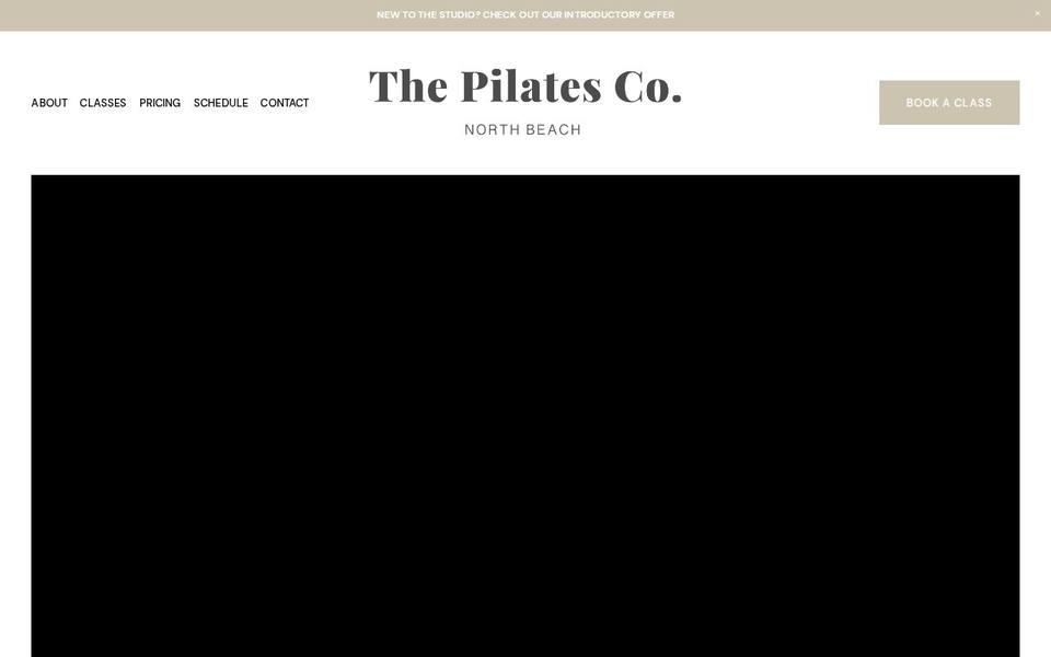 The Pilates Co website