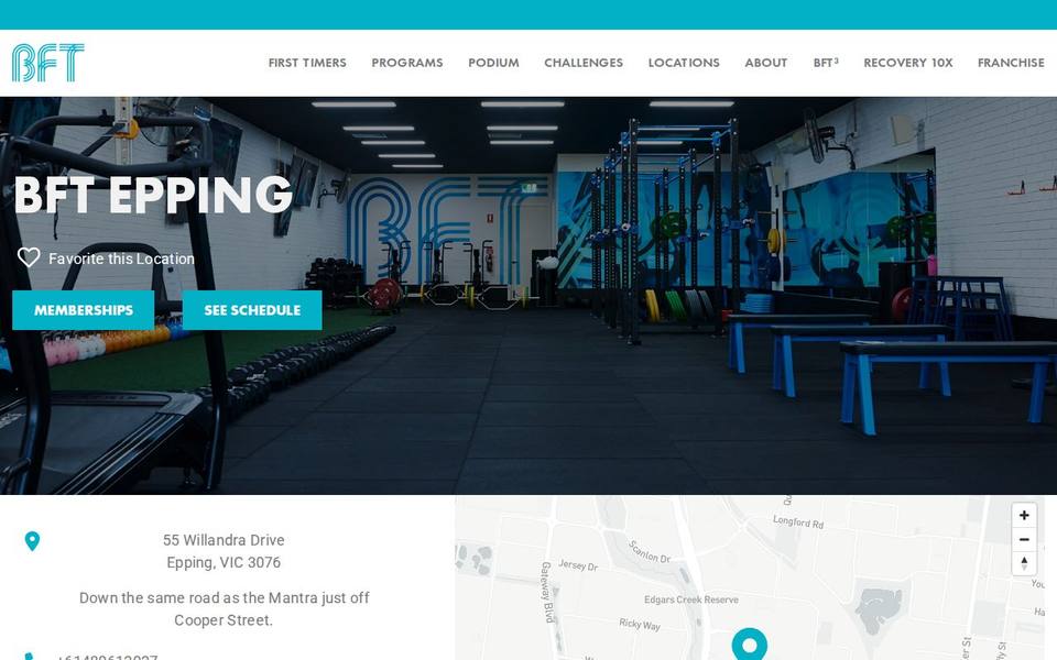 BFT Epping website