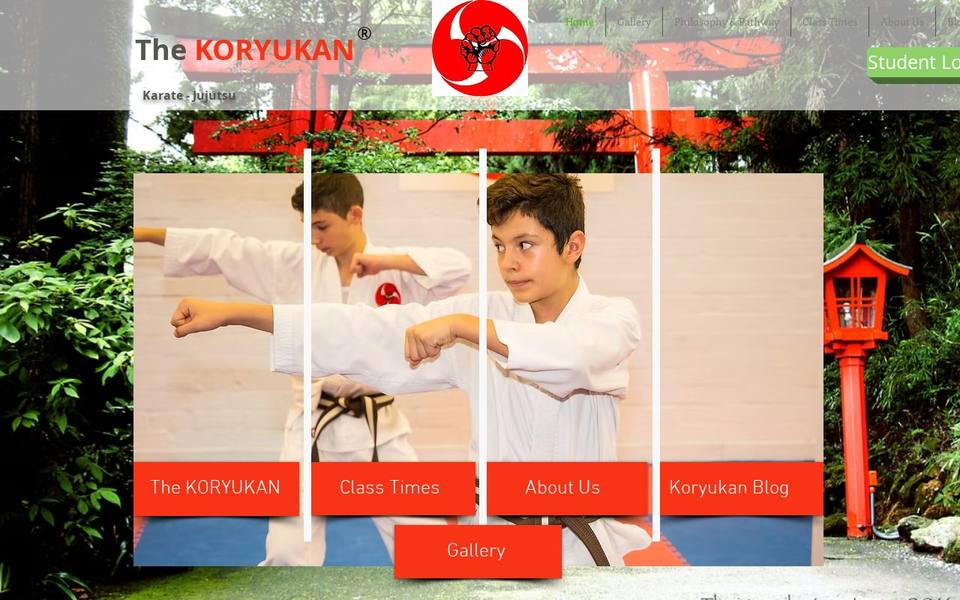 The Koryukan website