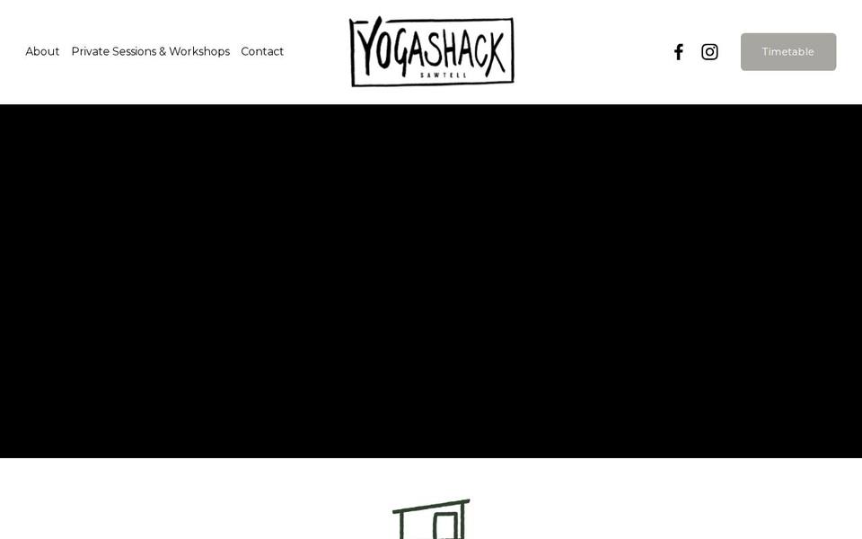 Yoga Shack Sawtell website