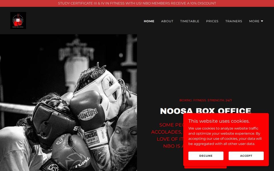 Noosa Box Office website