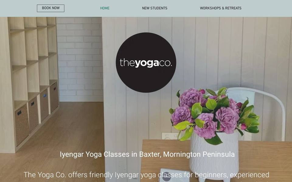 The Yoga Co. website
