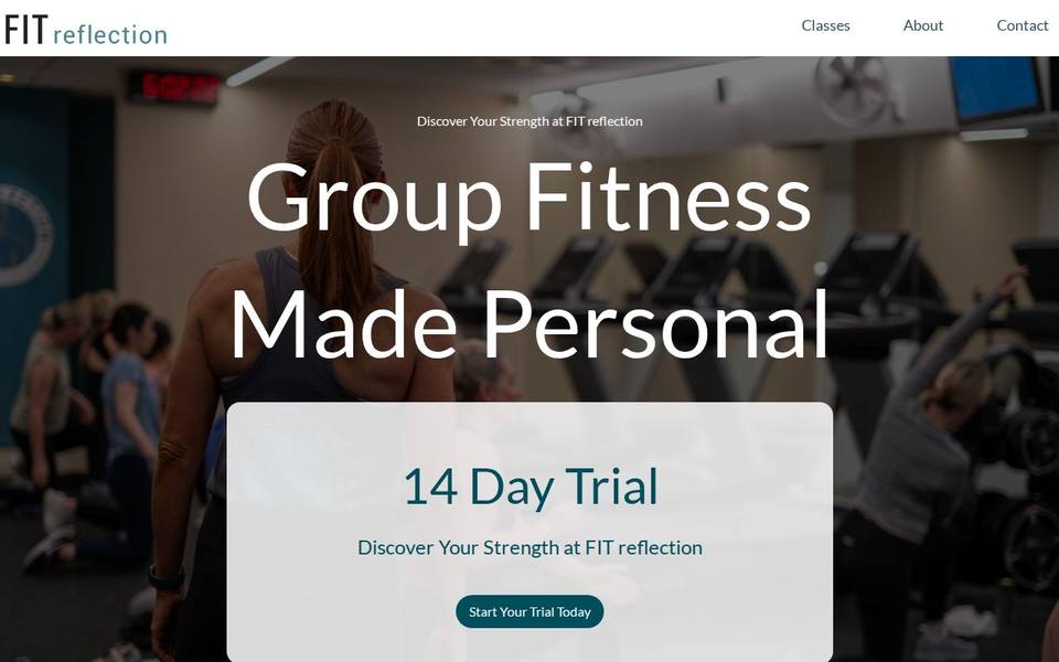 Fit Reflection website