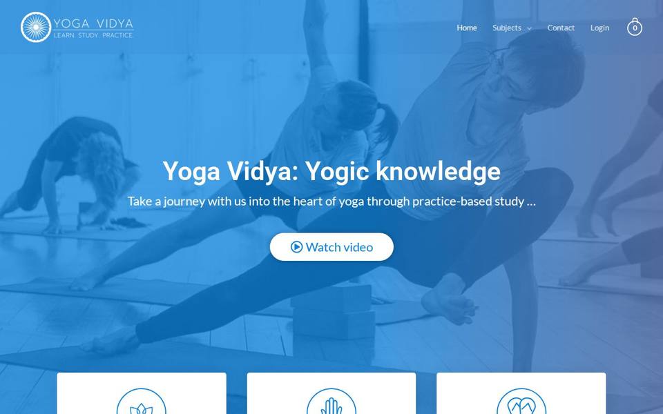 Yoga Mandir website