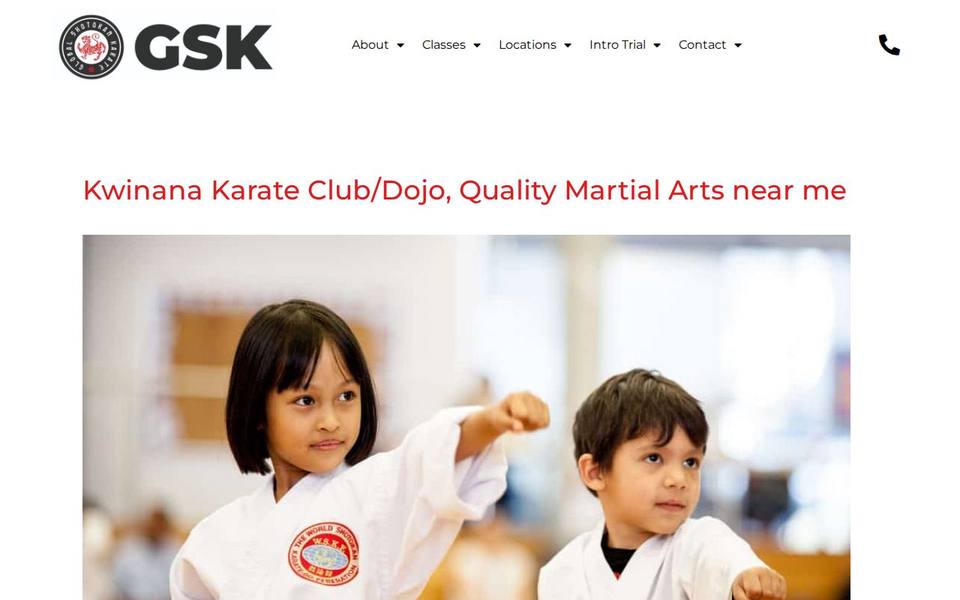 GSK Kwinana Karate Club website