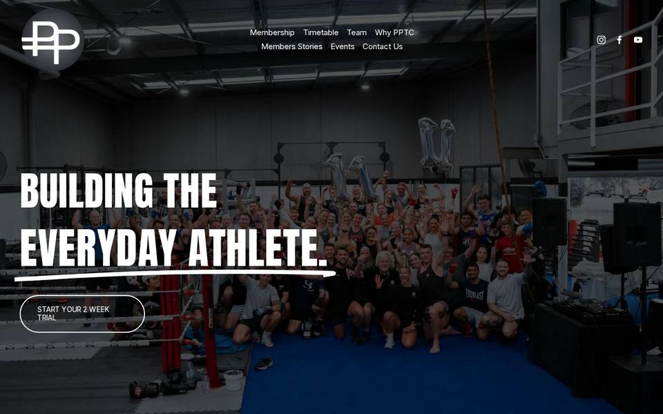 Personal Performance Training Centre website