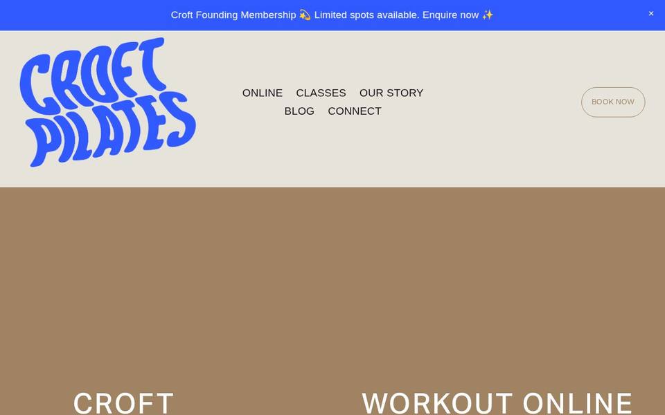 Croft Pilates website