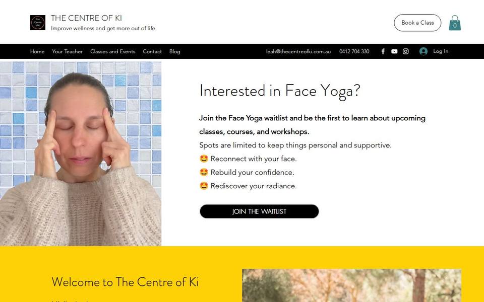 The Centre of Ki website