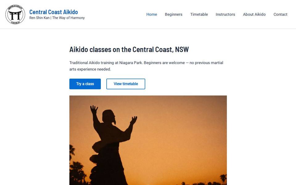 Central Coast Aikido website
