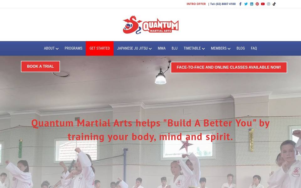 Quantum Martial Arts website