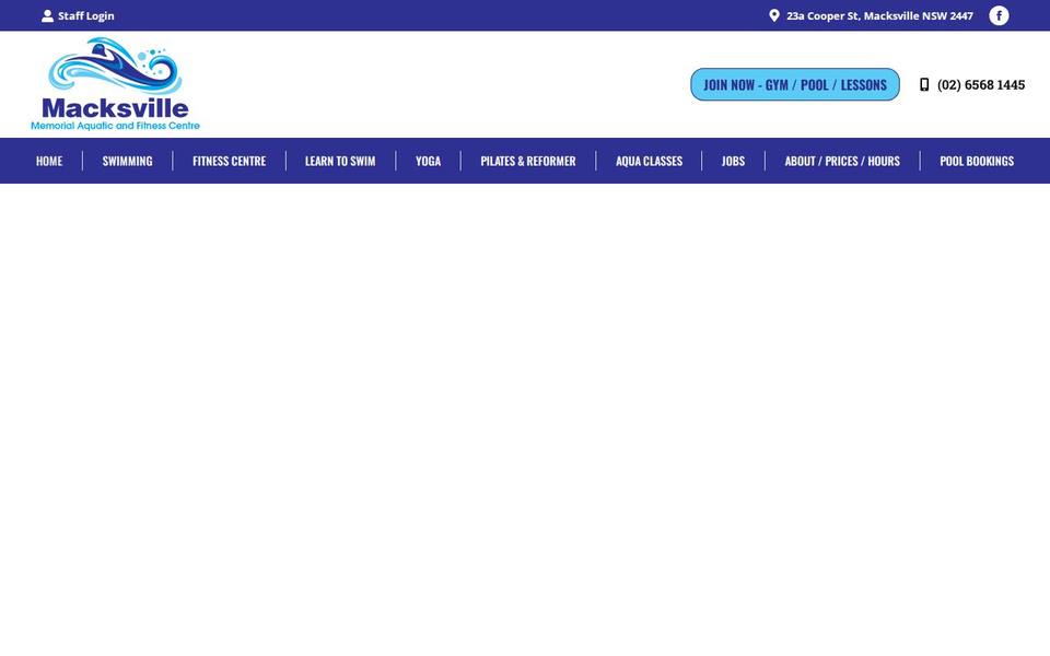 Macksville Aquatic Centre website
