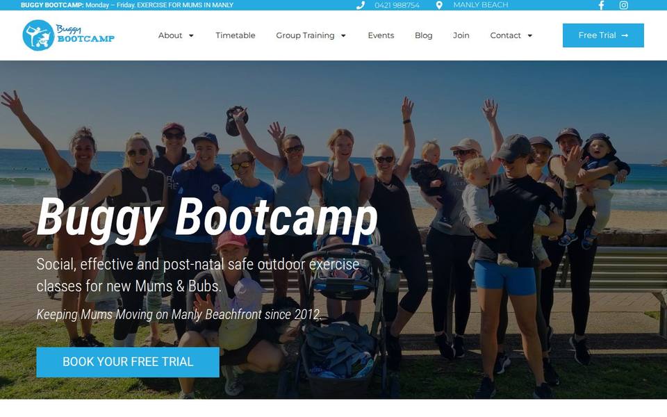 Buggy Bootcamp website