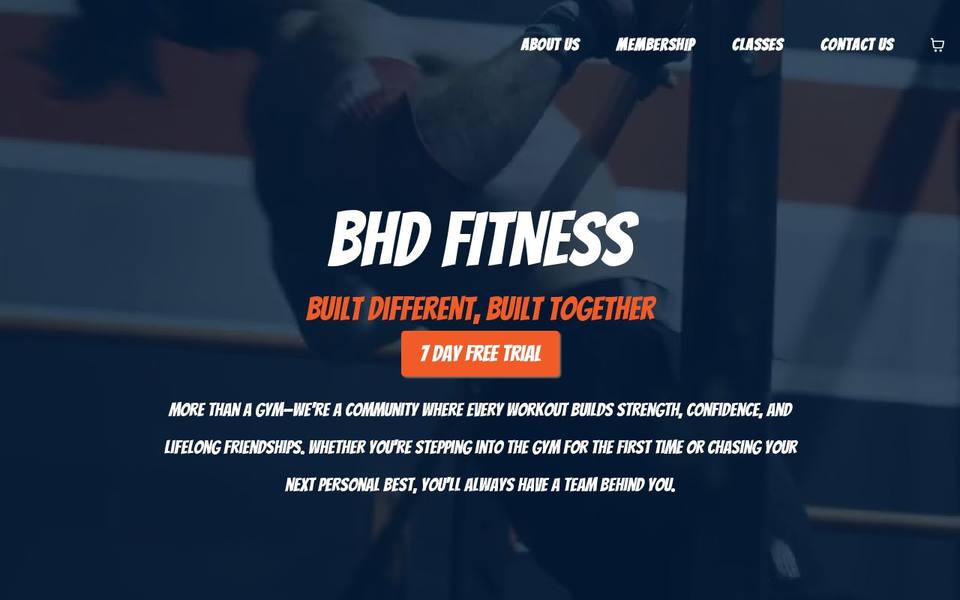 BHD CrossFit website