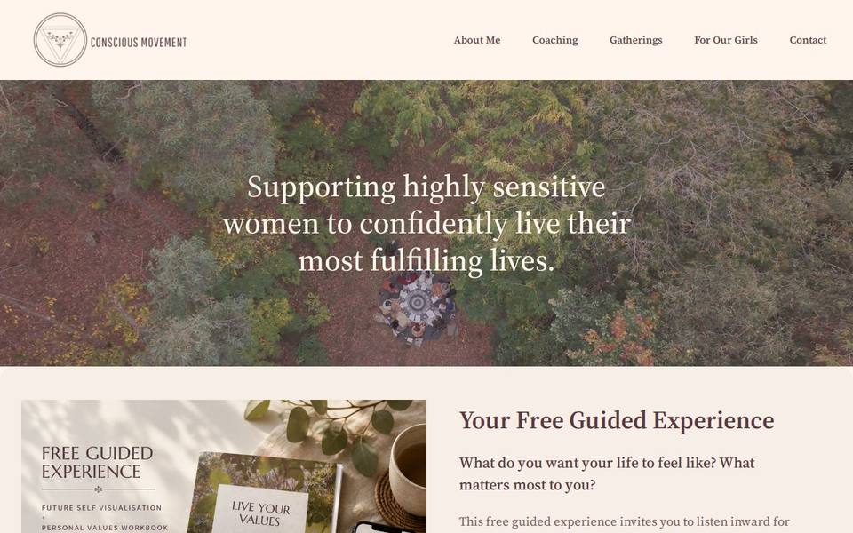 Conscious Movement website