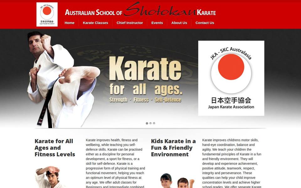 JKA Shotokan Karate website
