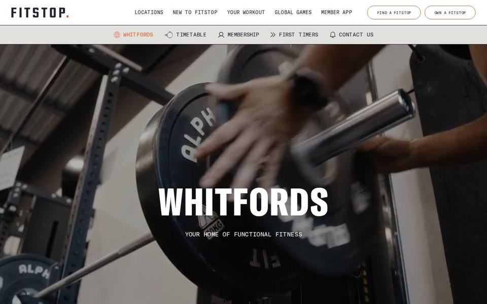 Fitstop Whitfords website