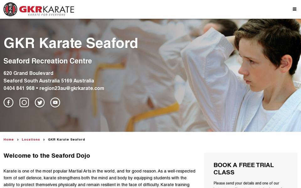 GKR Karate website