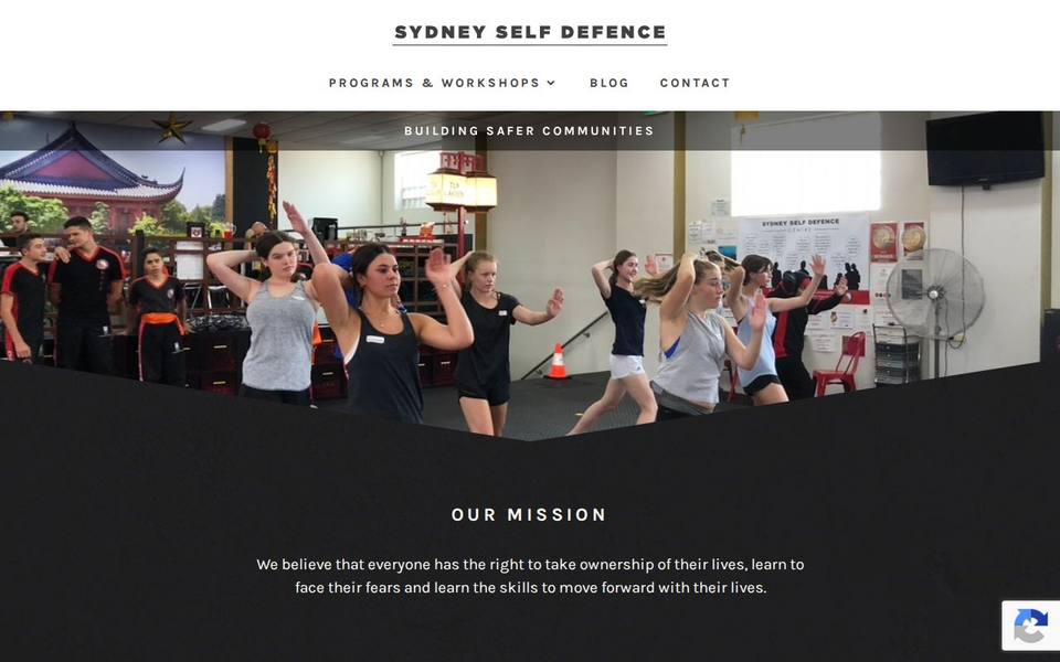 Sydney Self Defence Centre website