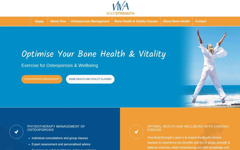 Viva BodyStrength website