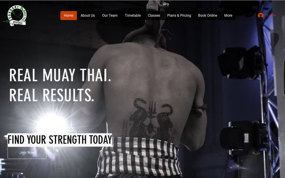 Sukhari Muay Thai website