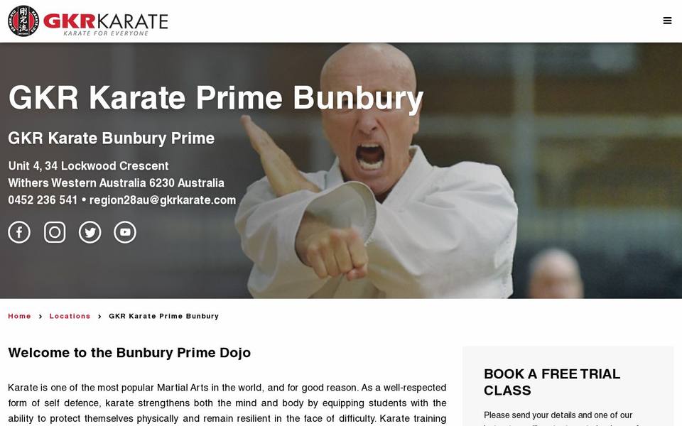GKR Karate website