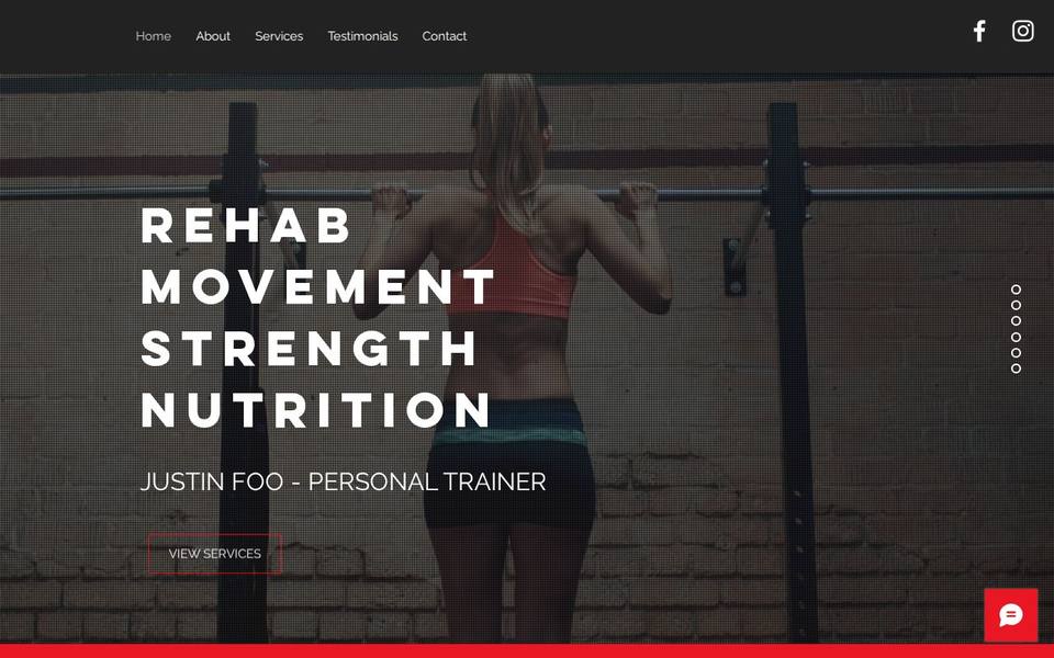 Built for Function Personal Training Studio website