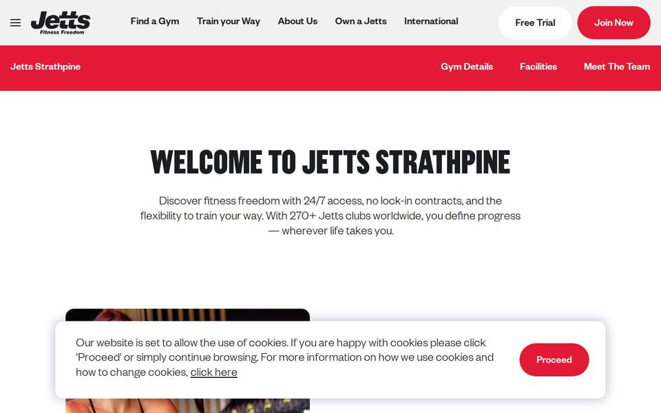 Jetts Strathpine website