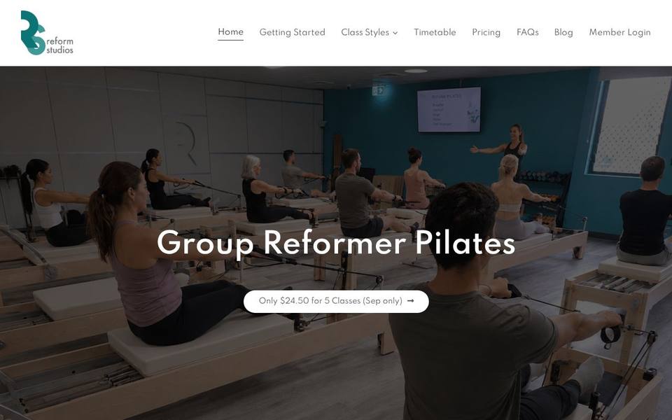Reform Studios website