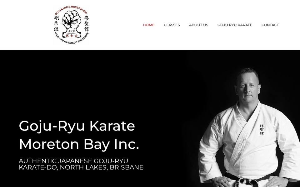 Goju Ryu Karate Moreton Bay website
