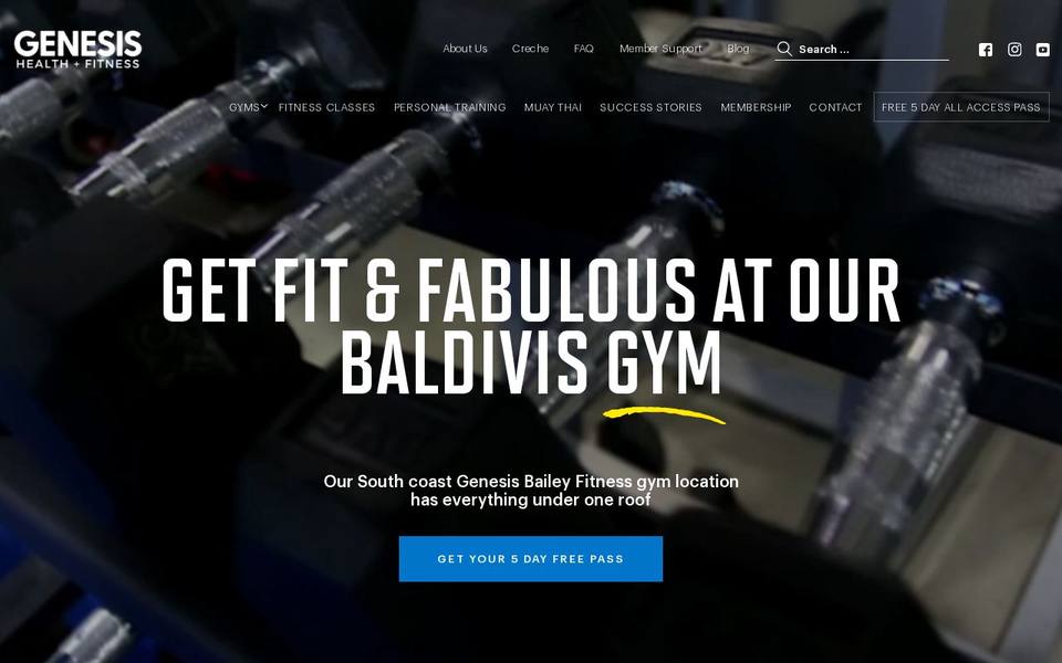 Bailey Fitness Baldivis website