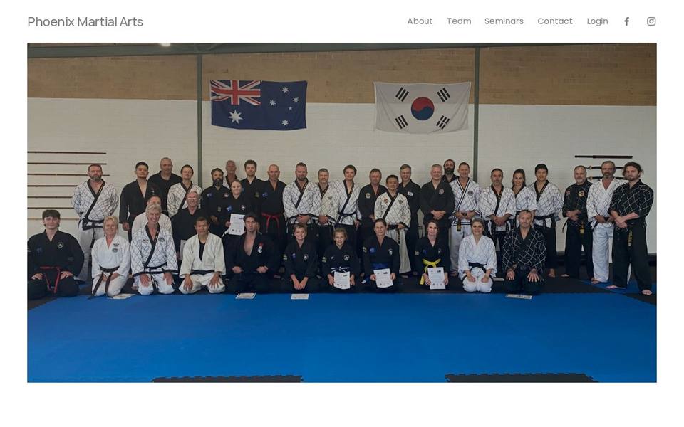 Phoenix Martial Arts website