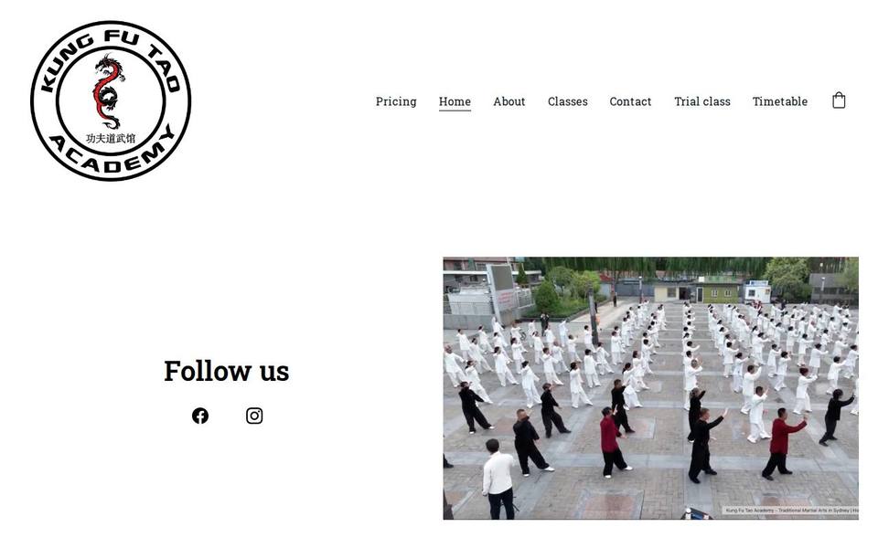 Kung Fu Tao Academy website
