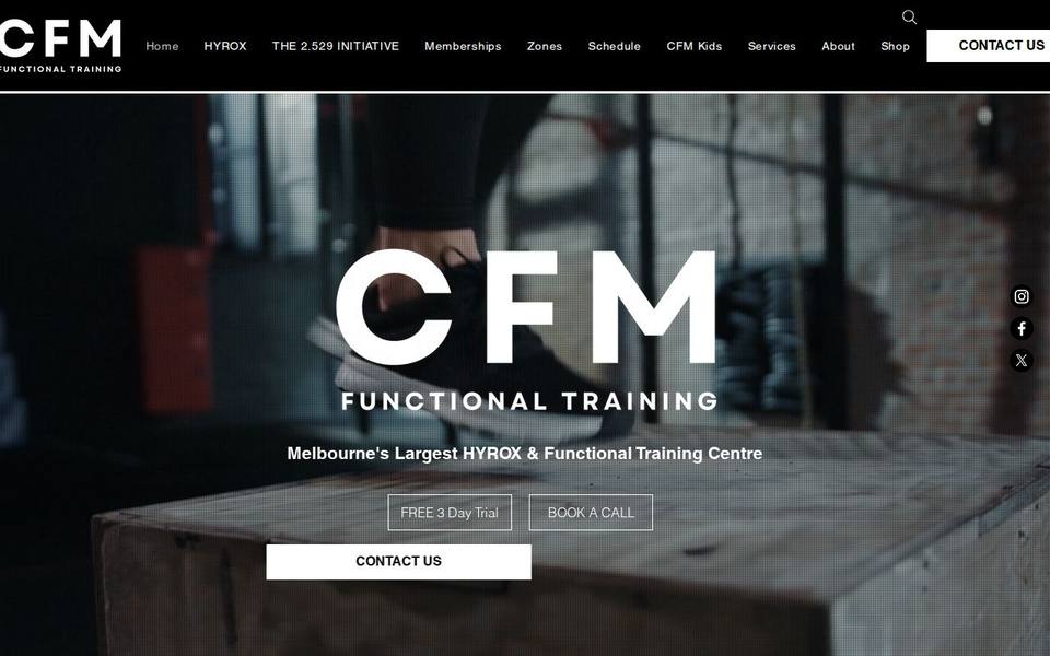 Crossfit Moorabbin website